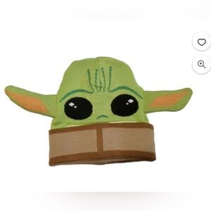 The Mandalorian Baby Yoda (Grogu) Roll Down Beanie Hat - Star Wars - NEW